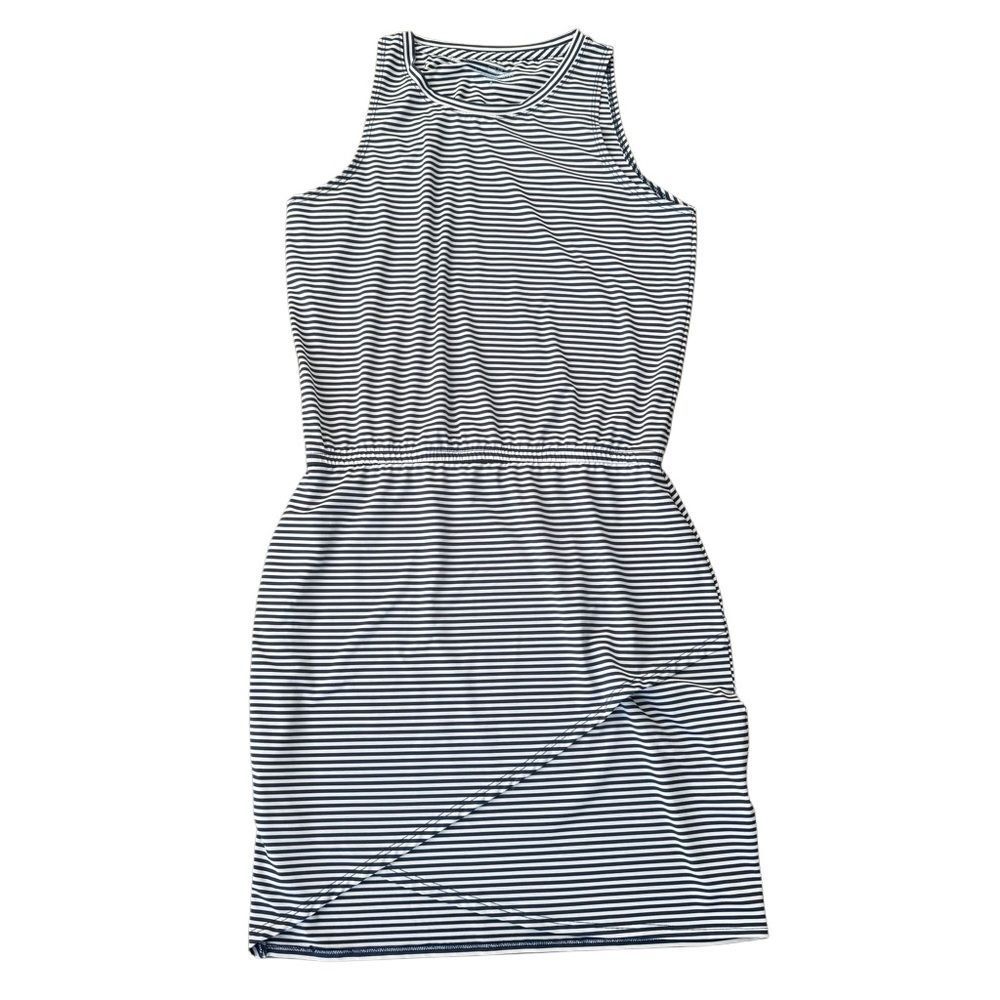 Vineyard Vines Sunkaty Stripe Sleeveless Dress in Deep Bay Small
